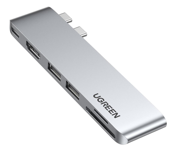 UGREEN USB - C - HDMI/2 x USB 3.0/ czytnik kart/ USB-C PD 6957303888566 - 1200858 - zdjęcie